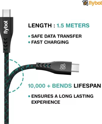 Flybot Micro USB Cable 1.5 m Bolt Flybot Micro USB Cable 1.5 m Bolt
